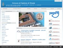 Tablet Screenshot of comune.castionsdistrada.ud.it
